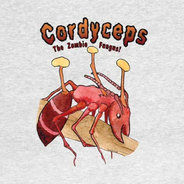 Cordyceps The Zombie Fungus! by TursiArt